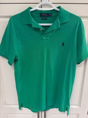 Polo by Ralph Lauren Men’s Green Classic Fit Polo Shirt medium